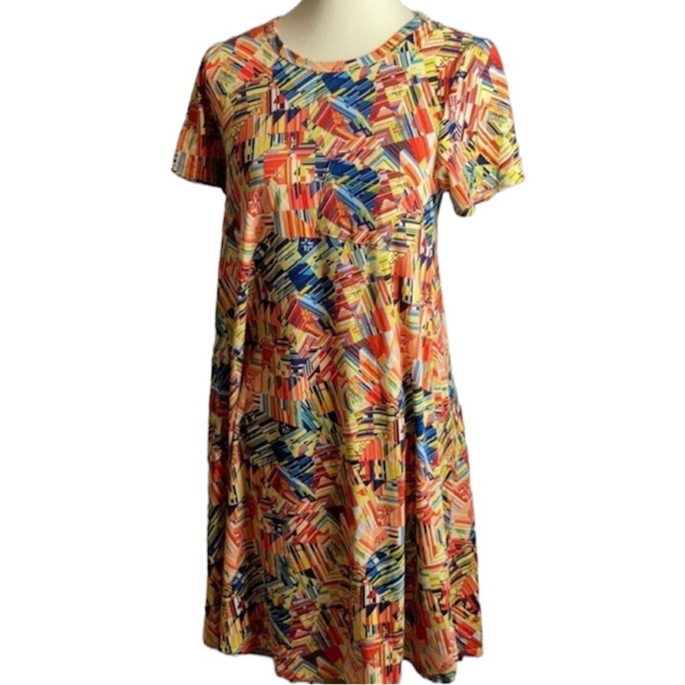 LuLaRoe Multicolored Carly Dress
